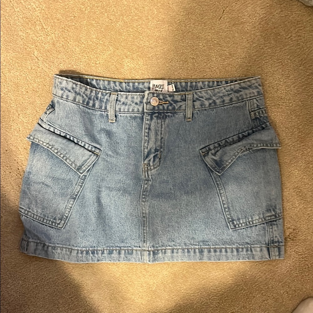 Denim Mini Skirt